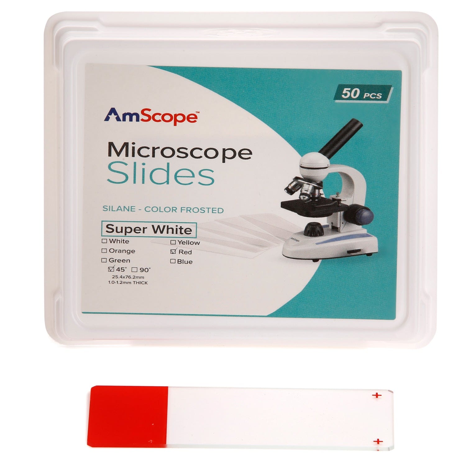 amscope-objekttr-ger-silane-50-st-ck-rot-matt-25x75-mm image 2